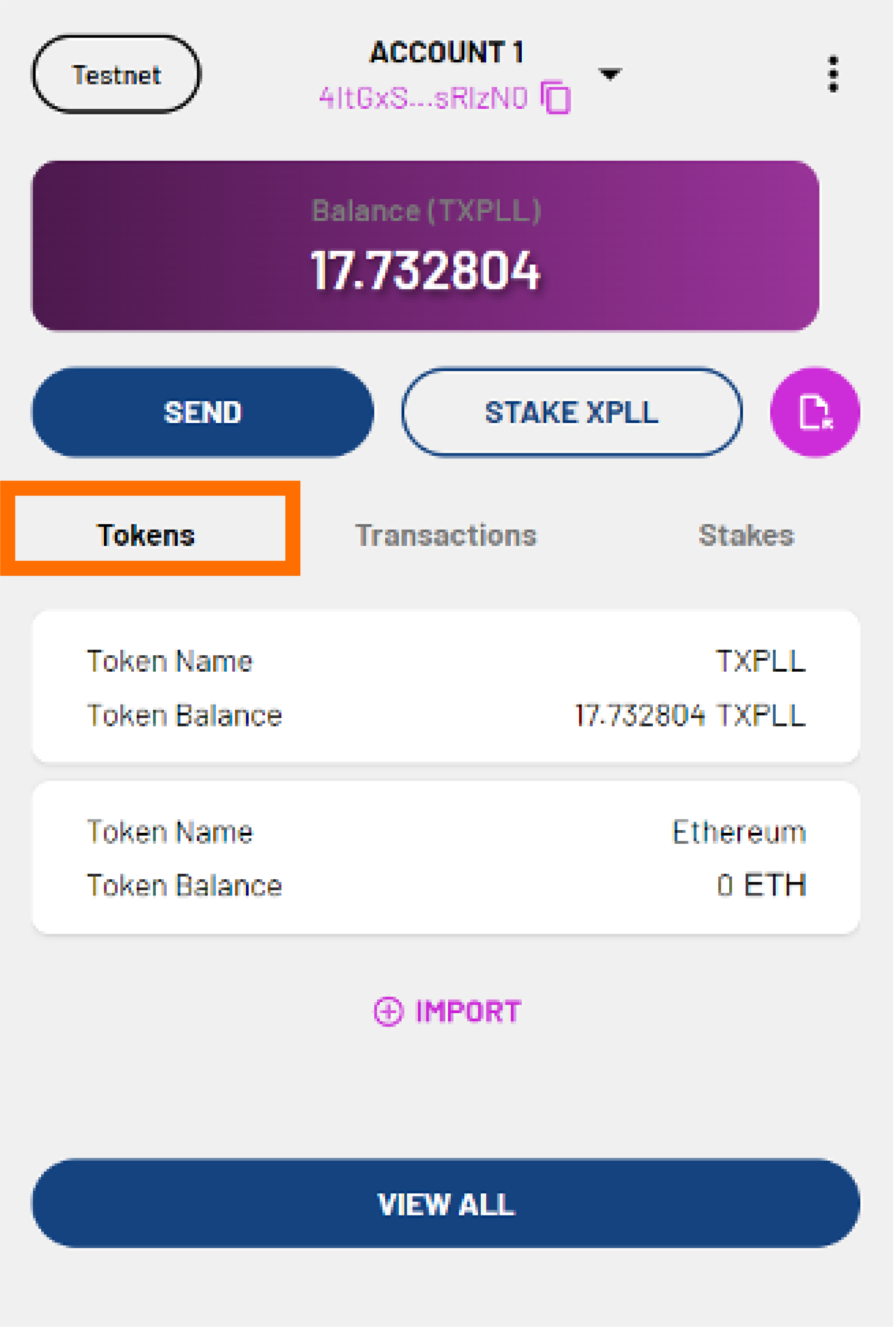 import tokens